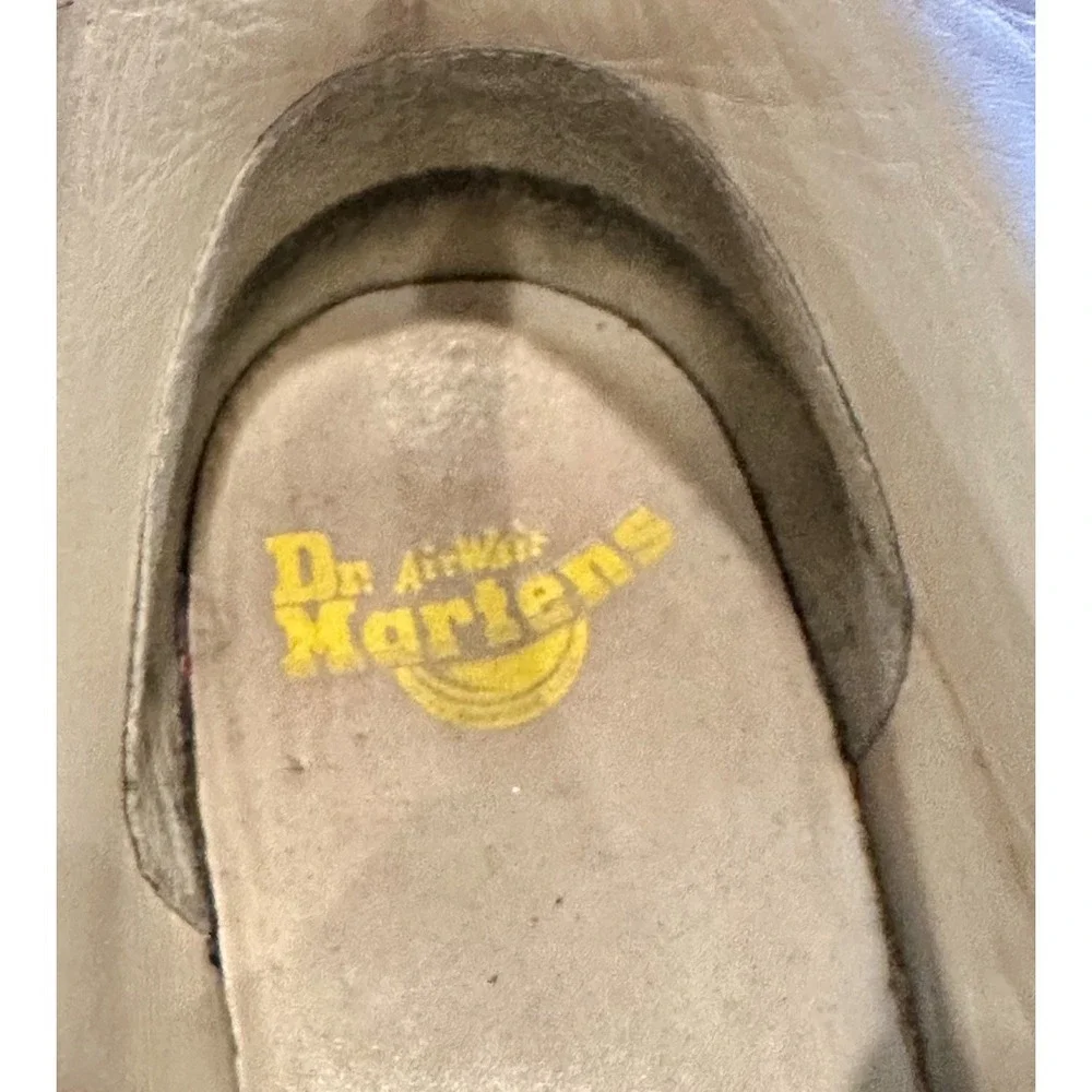 Dr. Martens Philip 7-Eye Daily Monkey Boots Brown Sz 7 Leather Casual Lace Up